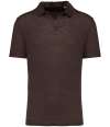 SP220 Spasso Linen Polo Shirt Stone Grey colour image